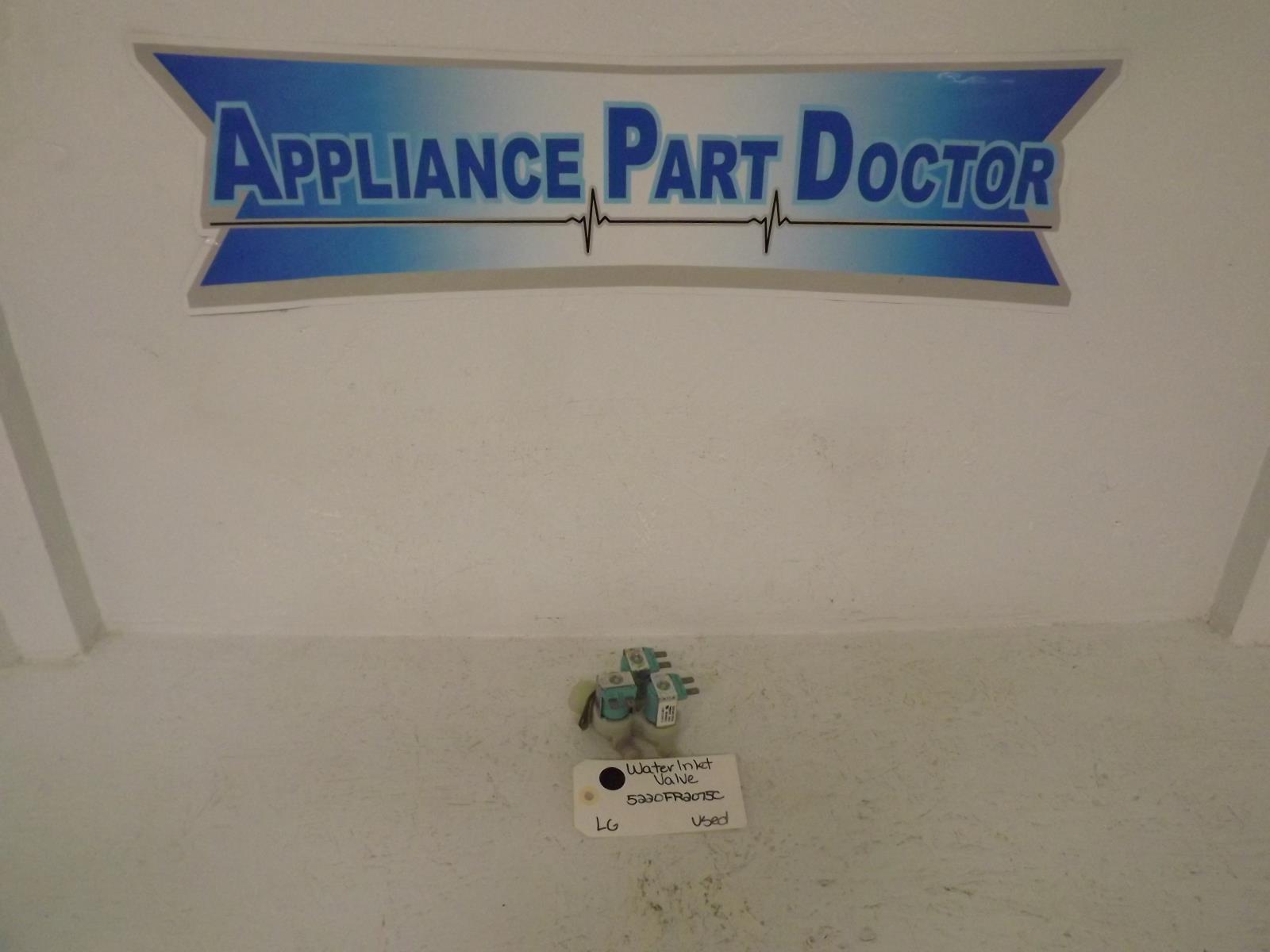 LG Washer 5220FR2075C Water Inlet Valve Used LG Washer 5220FR2075C Water Inlet Valve Used